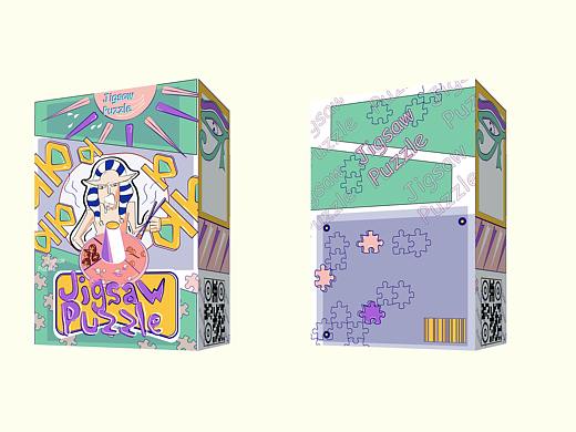 课题埃及—玩具盒子包装