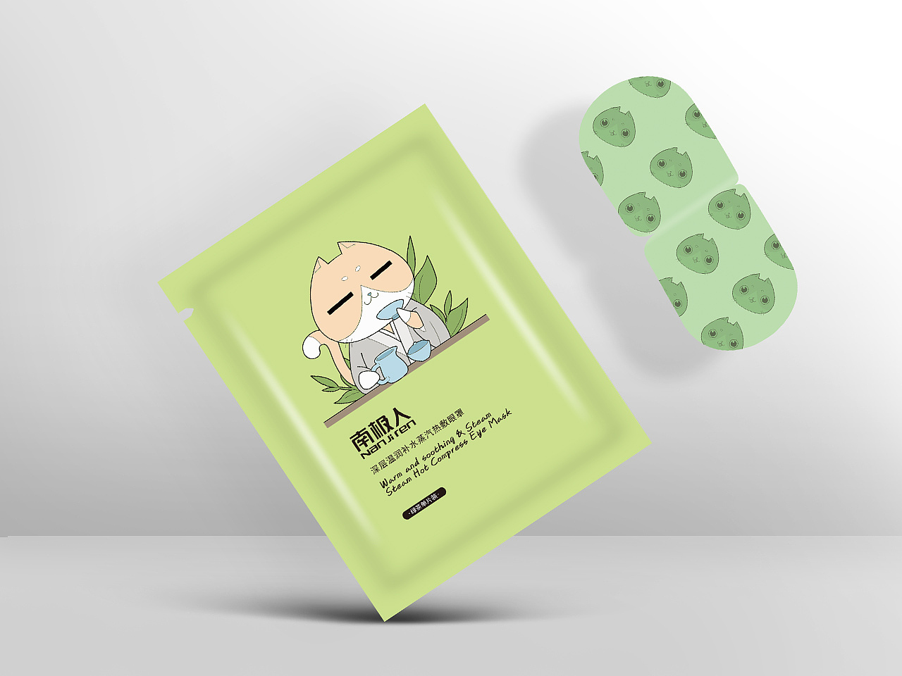 猫与熊系列蒸汽眼罩包装