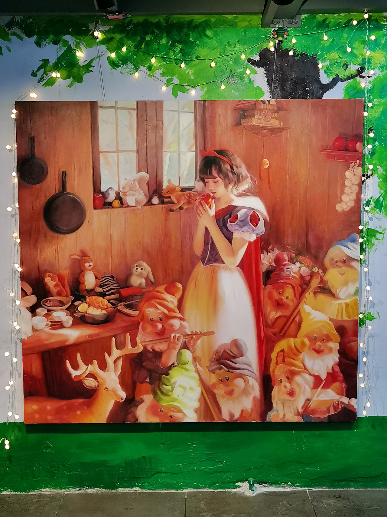 于生慧油画作品白雪公主