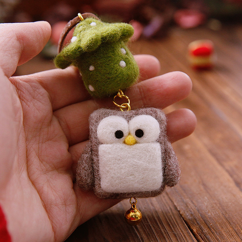 猫头鹰圣诞树羊毛毡 =3=