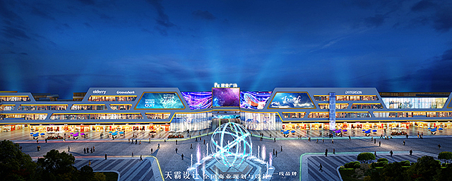 南昌商场设计客户可参考的效果图