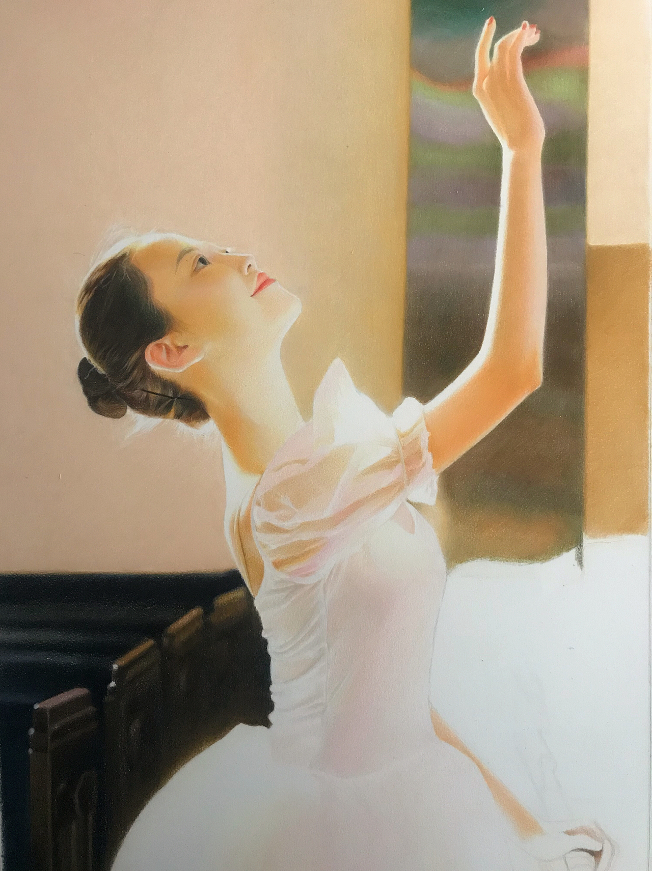 彩铅舞者