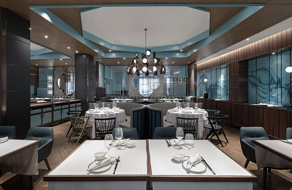 郑州高级中餐厅装修设计案例效果图图片