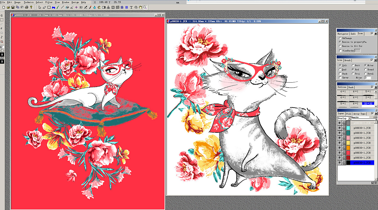 撸猫（图ZMTI2MDAzMjc2） - 图案 - 站酷设计师williamping原创素材 - 站酷ZCOOL