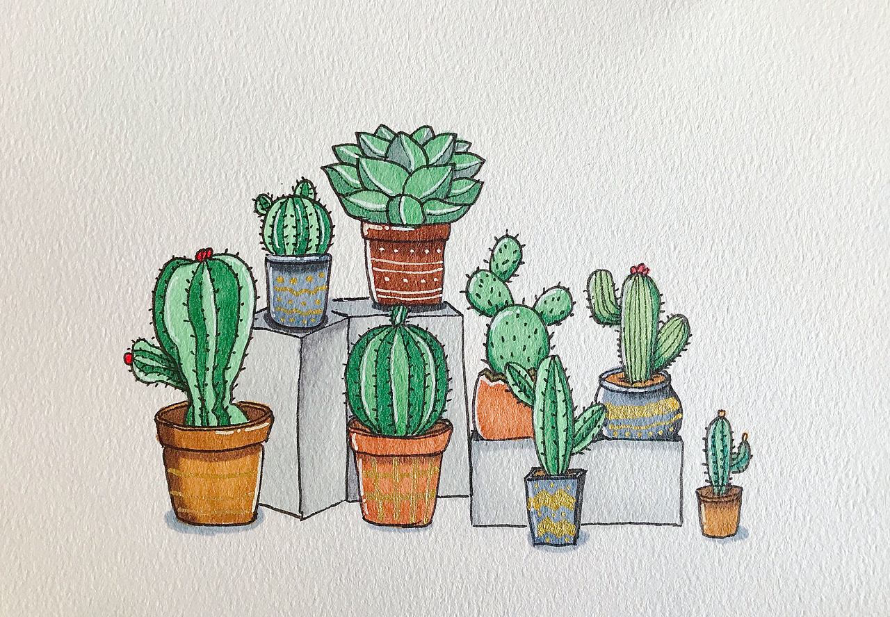 马克笔小画