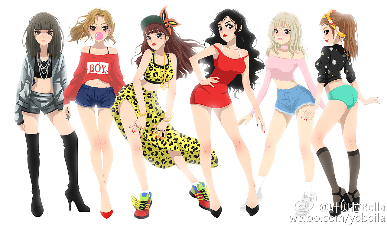 泫雅solo造型集合（图ZNTU2NjIwOTY=） - 创作习作 - 站酷设计师叶贝拉原创素材 - 站酷ZCOOL