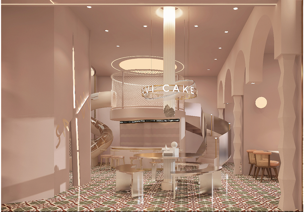 SAVI CAKE-围头湾的浪漫与生活 -甜品复合餐饮店铺设计（图ZMjk0MDU4Nzg4） - 商业空间设计 - 站酷设计师行光空间原创素材 - 站酷ZCOOL