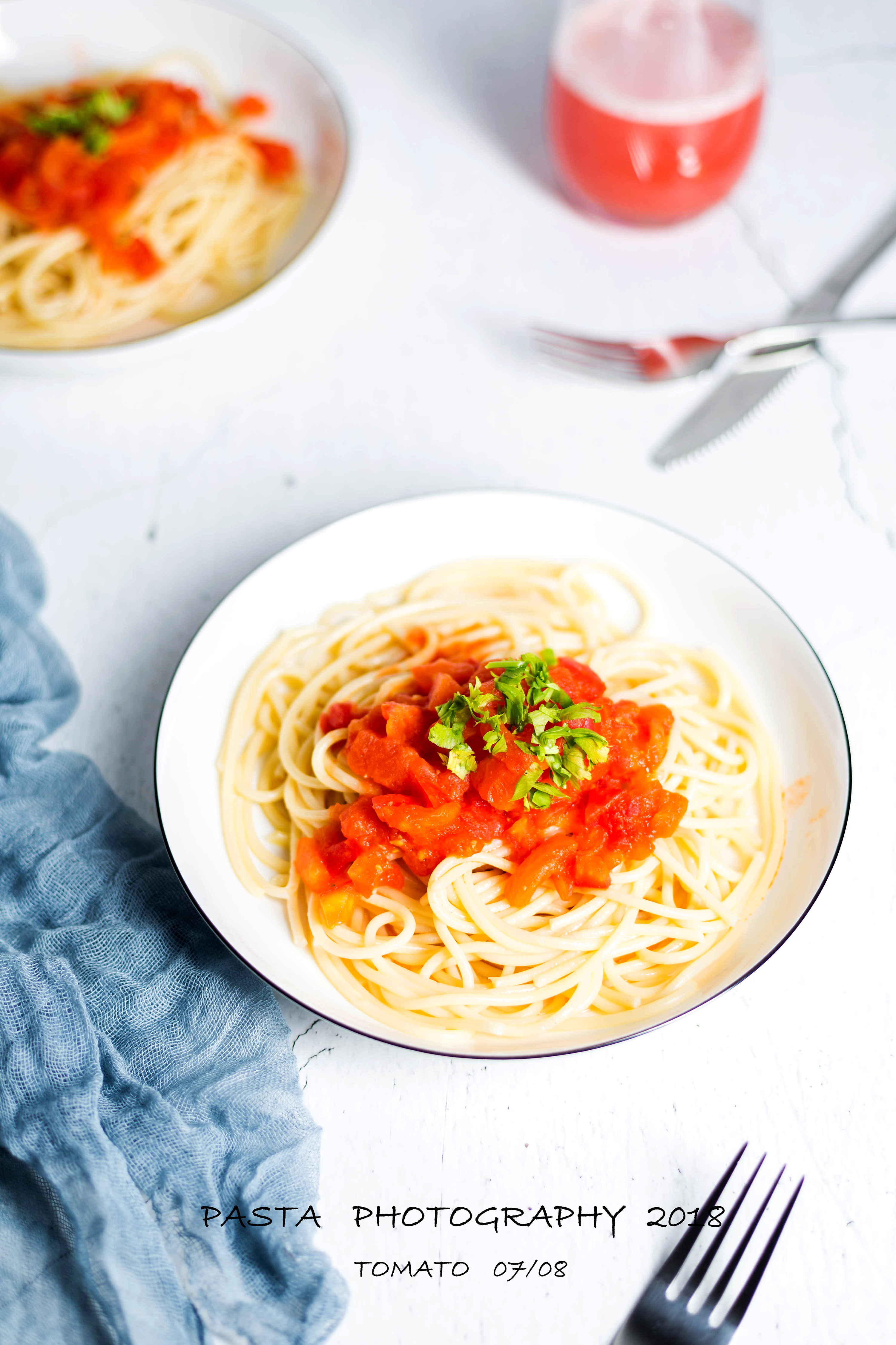 意大利面,南瓜汤拍摄