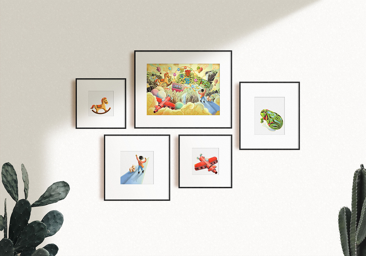 梦回童年 / 儿童节插画（图ZMzAxOTQwMzQw） - 创作习作 - 站酷设计师梦胧啊原创素材 - 站酷ZCOOL