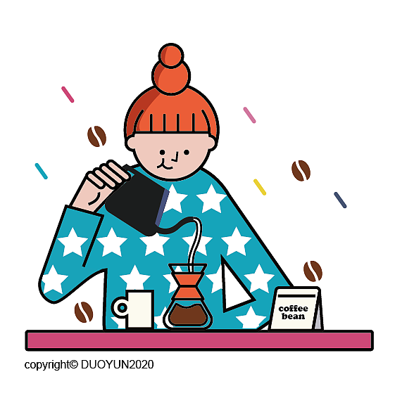 矢量插画enjoy time