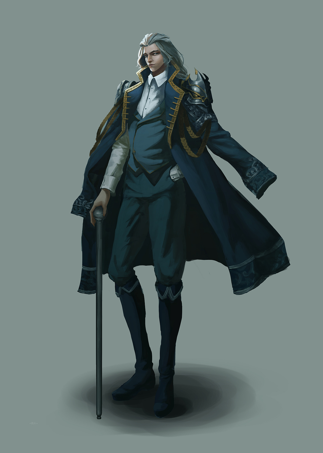 角色设计(男)|插画|游戏原画|菩提提提子_原创作品-站酷zcool