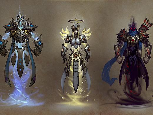 一套欧美魔幻角色设计