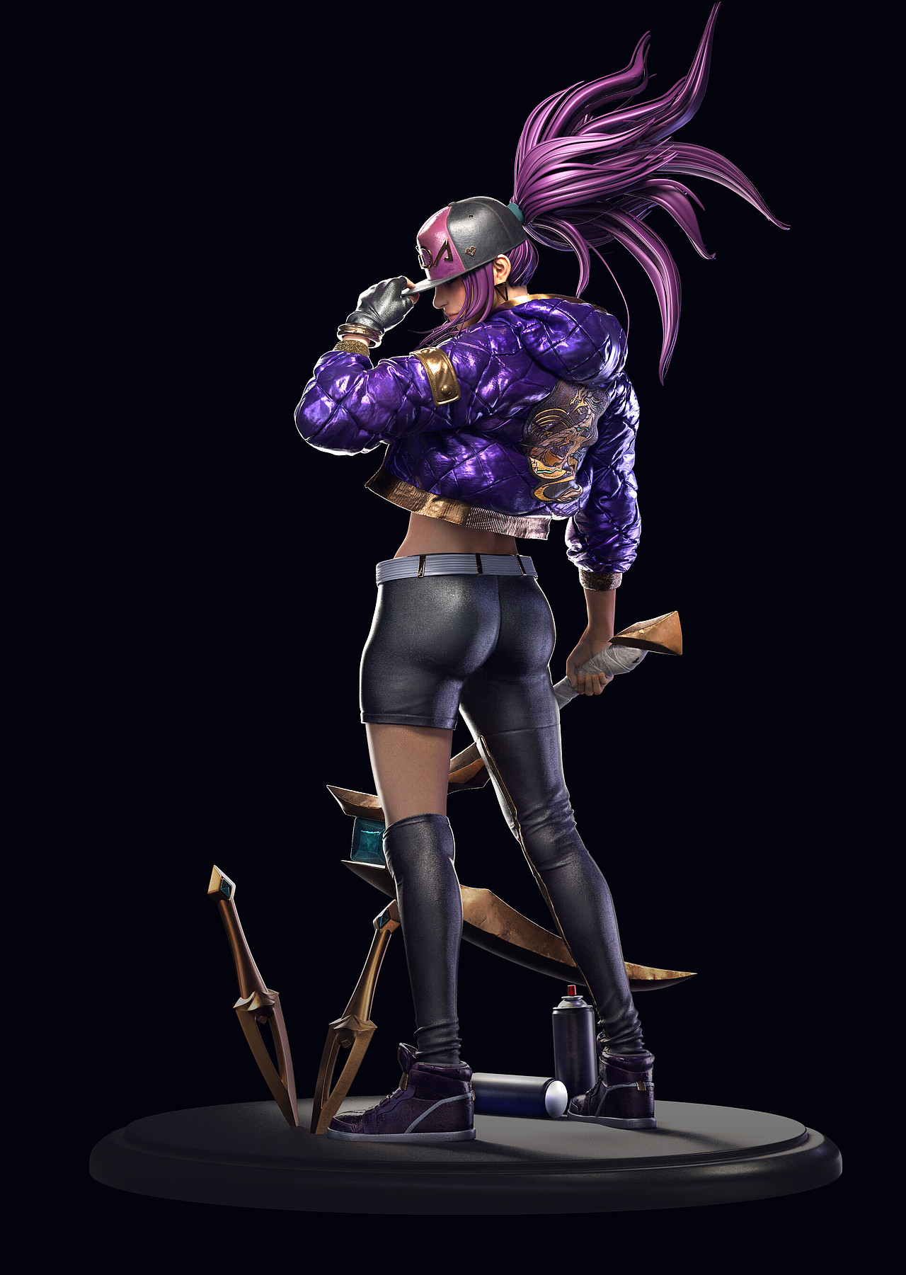 KDA_Akali_Fanart（图ZMjIyOTc1MDg0） - 人物/生物 - 站酷设计师Mr.MadCarroT原创素材 - 站酷ZCOOL