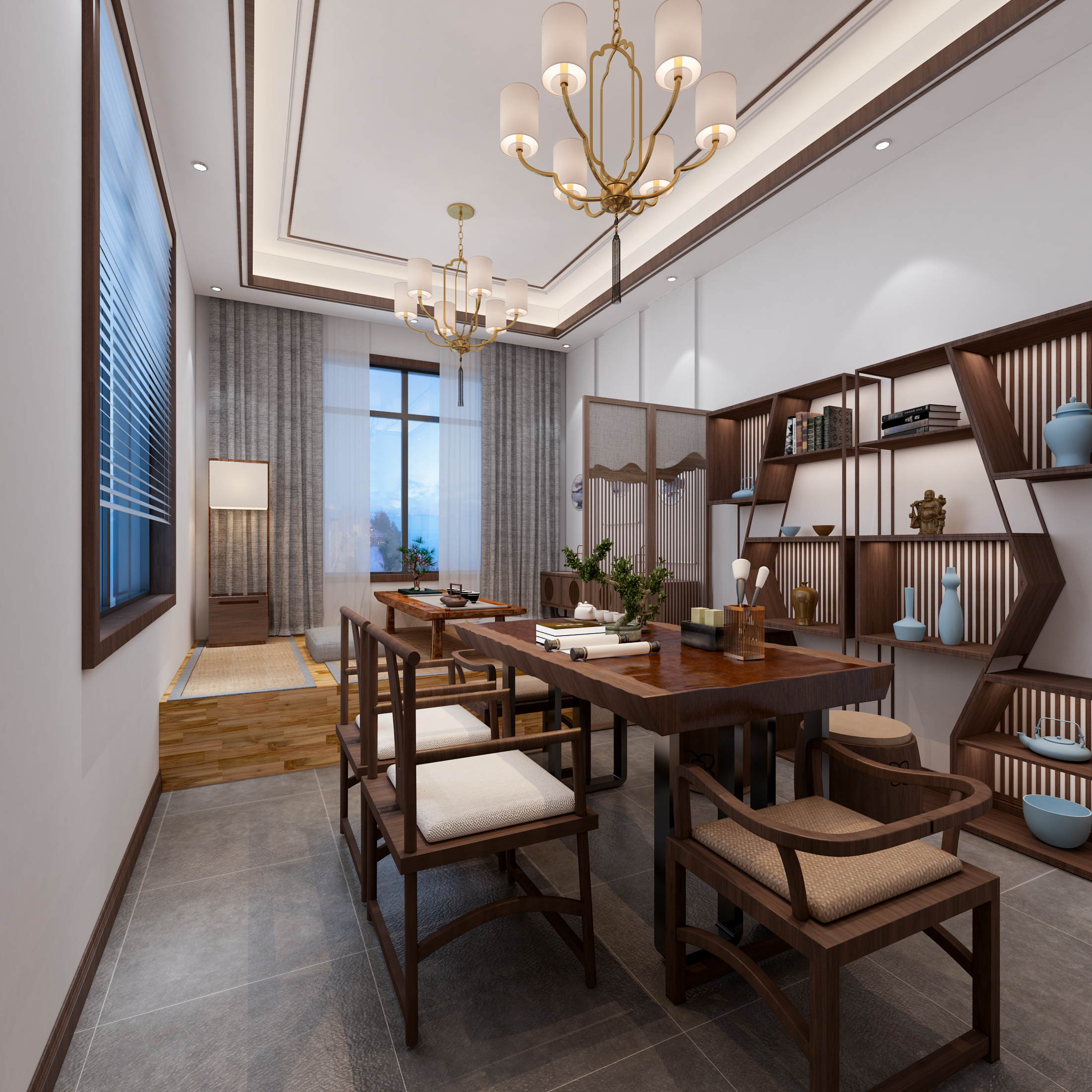 茶室|空间|家装设计|z59191846 - 原创作品 - 站酷 (zcool)