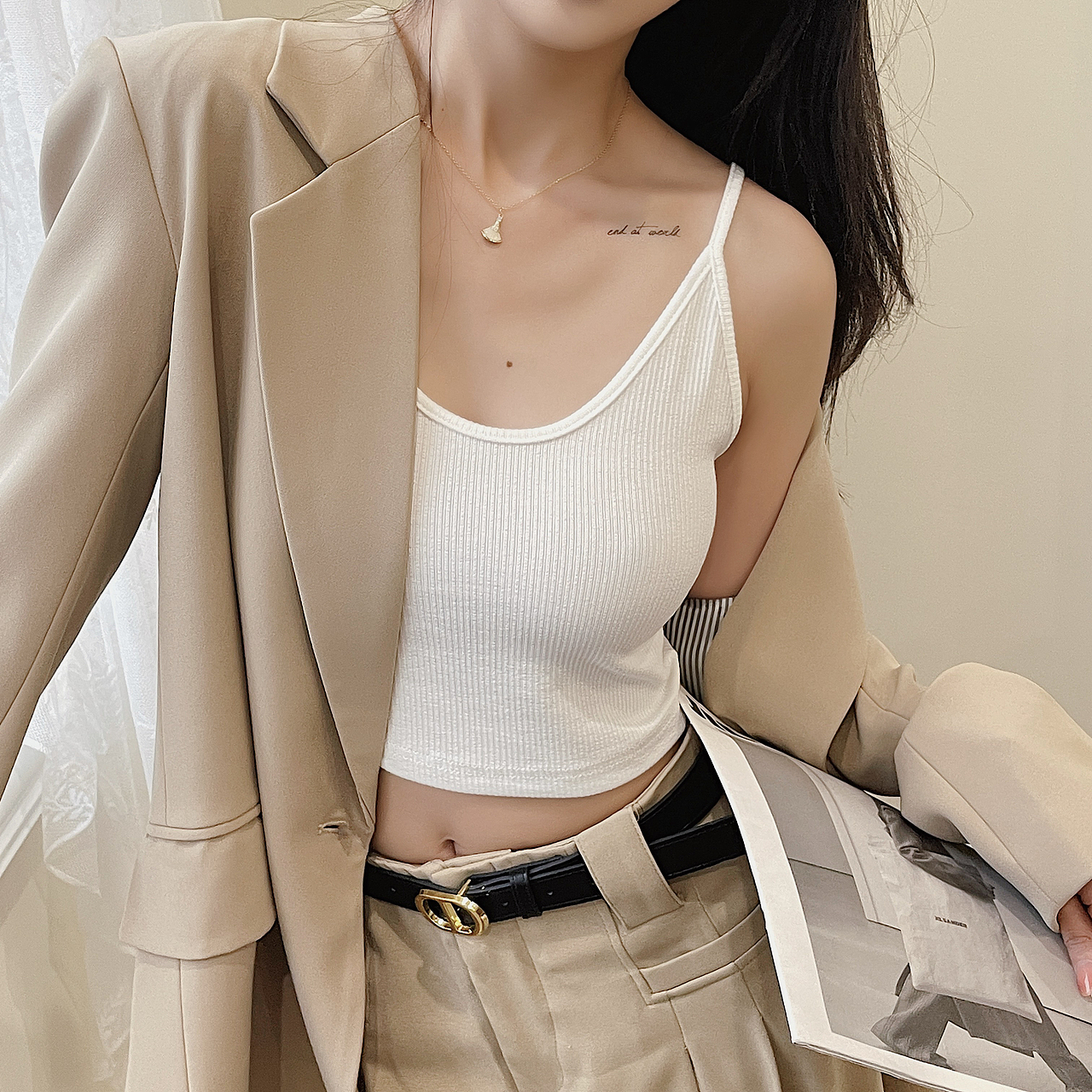 吊带背心  商业拍摄