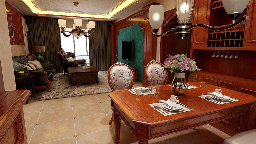 美式装修（图ZMjI3MTM4NDgw） - 家装设计 - 站酷设计师lishengkai2013原创素材 - 站酷ZCOOL