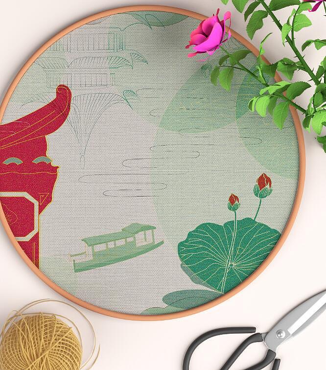 秦淮故事 - 衍生文创（图ZMjQxMDY0ODUy） - 宣传物料 - 站酷设计师小葵呱原创素材 - 站酷ZCOOL