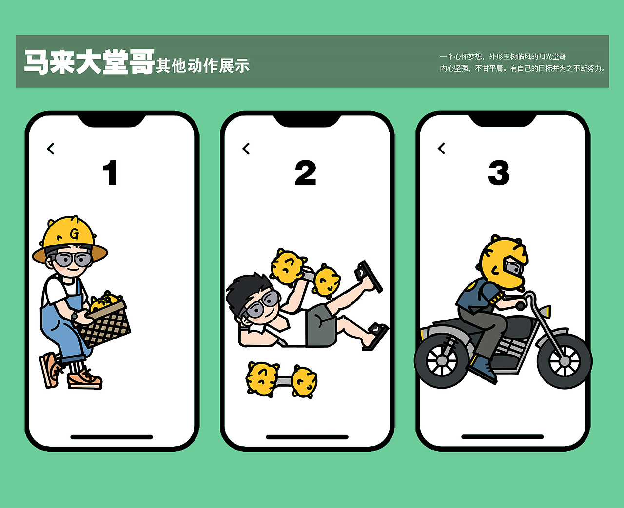 马来西亚网红马来堂哥ip形象设计（图ZMjgxMzU2ODE2） - IP形象 - 站酷设计师卢丹品牌设计师原创素材 - 站酷ZCOOL