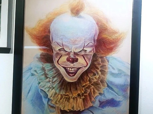 【彩铅教程】r级恐怖惊悚升级,《小丑回魂2》让人上头