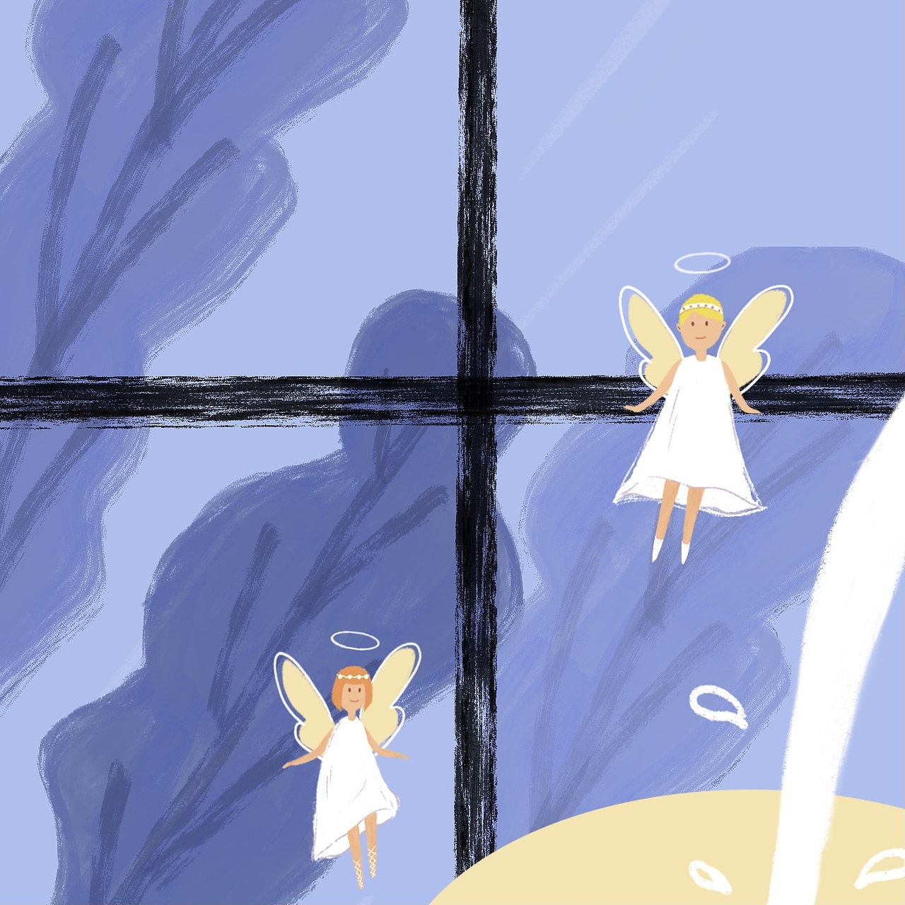 仙女岛的夏日生活（图ZMjU2ODczNTEy） - 艺术插画 - 站酷设计师肥菠菜Nuvola原创素材 - 站酷ZCOOL