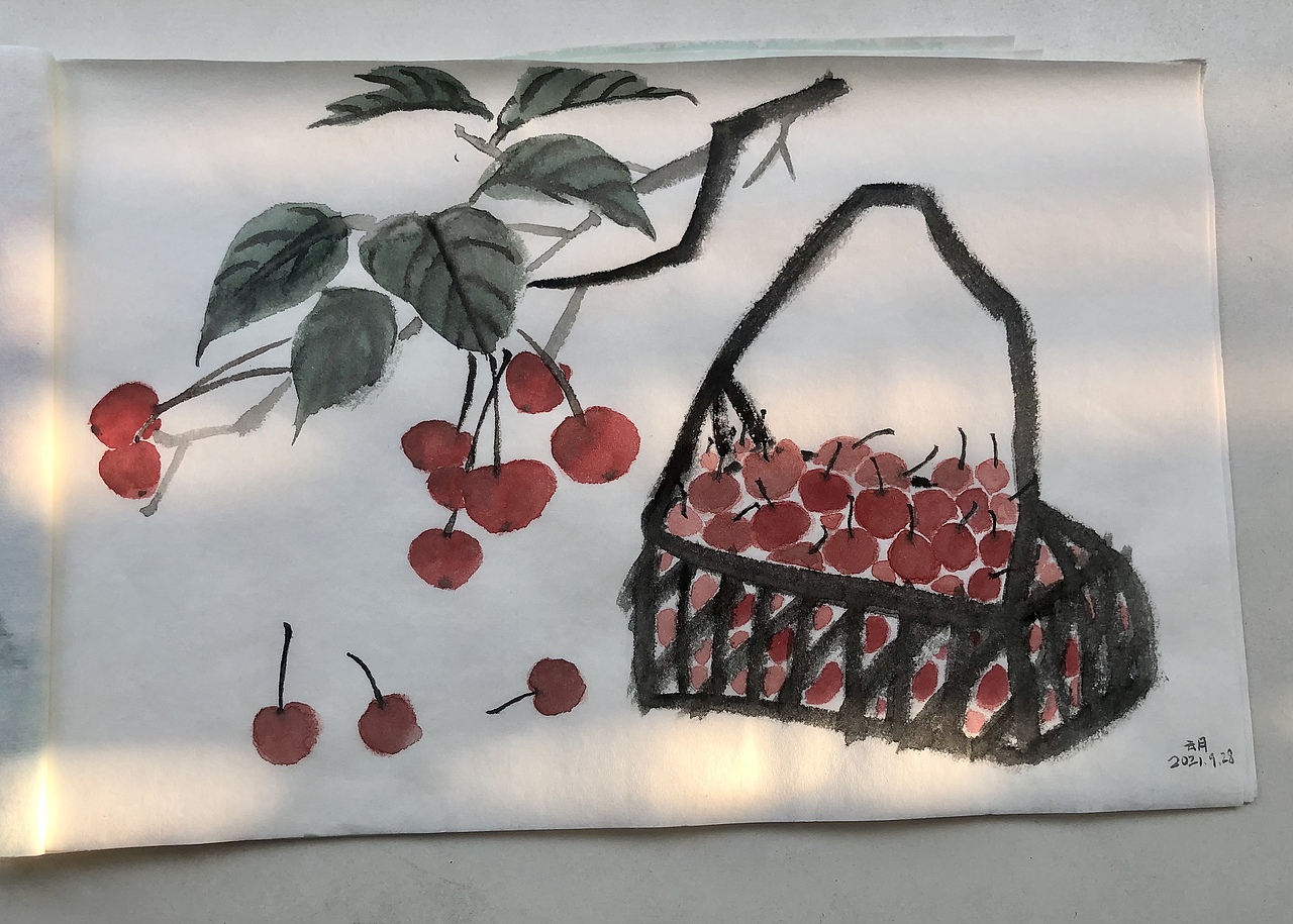 国画练习（图ZMjcyMzI3Nzky） - 绘画 - 站酷设计师努力的云月原创素材 - 站酷ZCOOL