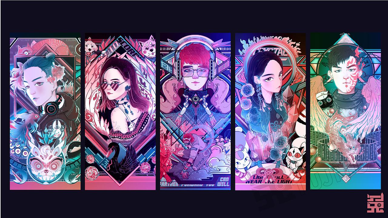 2020插画作品总结（图ZMjM4MjQ3OTY0） - 商业插画 - 站酷设计师星期二的兔基原创素材 - 站酷ZCOOL