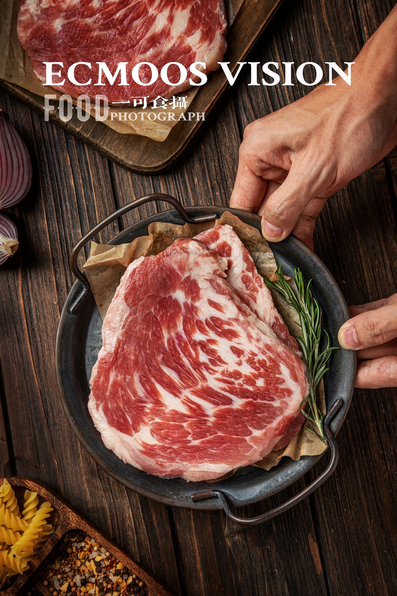 西冷肉眼牛排拍摄