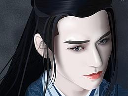 鬼主-溫客行《山河令》男主矢量圖