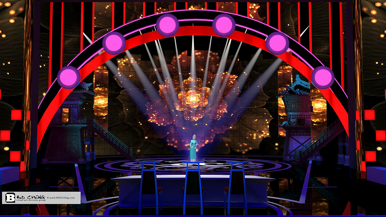秦腔秀舞台设计（图ZMTUyNjI3OTA0） - 舞台美术 - 站酷设计师廖亚承原创素材 - 站酷ZCOOL