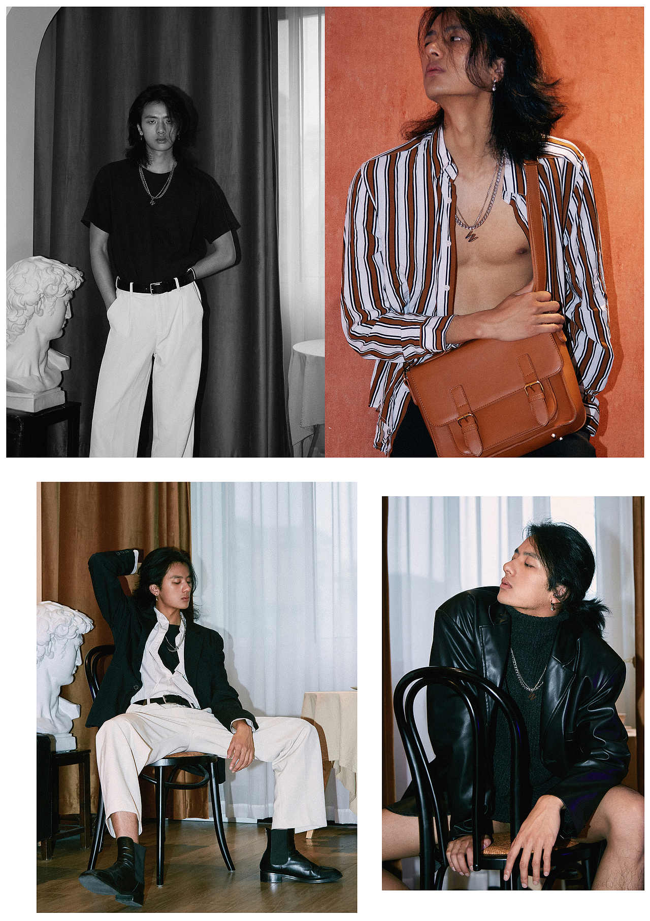 上海时装周结束后的拍摄 