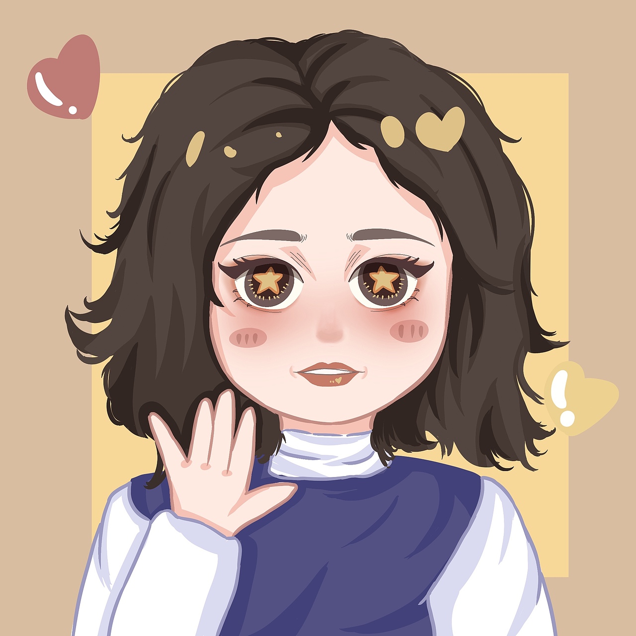 卡通头像稿子（图ZMjU5MDE1NTIw） - 创作习作 - 站酷设计师苏小天儿原创素材 - 站酷ZCOOL