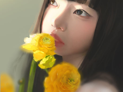厚涂人像练习
