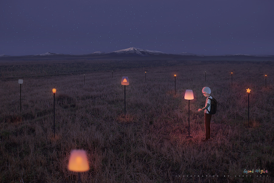 孤单星球|插画|商业插画|lost7 - 原创作品 - 站酷 (zcool)