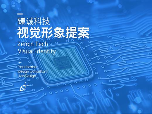 电子科技品牌视觉形象VI提案LOGO标志及应用设计