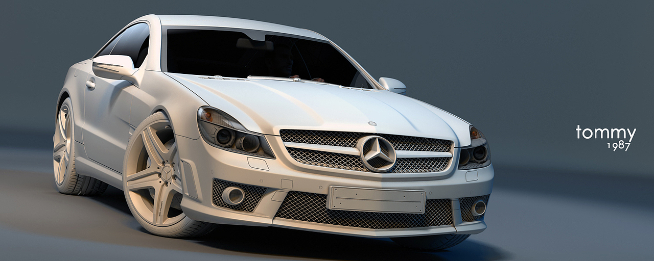 Mercedes Benz SL 63 AMG(图ZMzc0NDI0OA==) - 机械/交通 - 站酷设计师Tommy_林冲原创素材 - 站酷ZCOOL