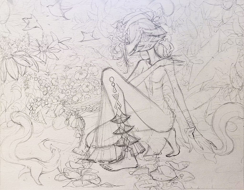 马克笔装饰画+过程（纸绘）（图ZMzQ5NDYxMzA4） - 绘画 - 站酷设计师YYZMI原创素材 - 站酷ZCOOL