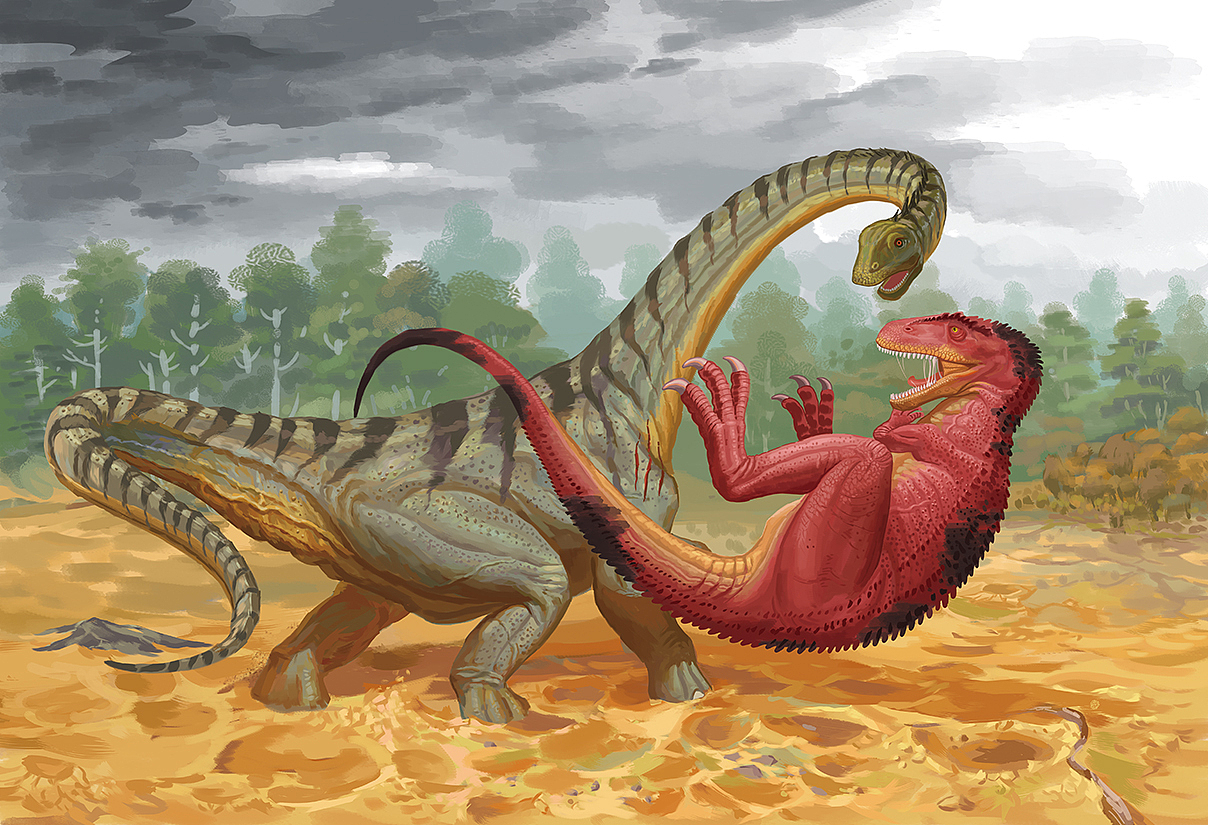 鲨齿龙（图ZMjc3MDAyNDcy） - 绘本 - 站酷设计师第十一种怪物原创素材 - 站酷ZCOOL