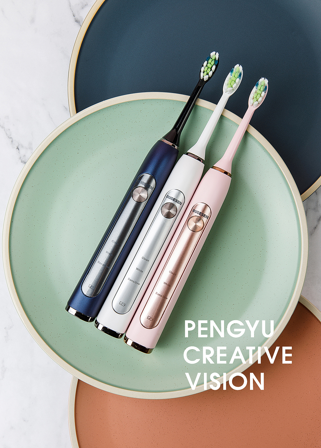 OUGESEN欧格森电动牙刷创意拍摄（图ZMjIxMzAwMjc2） - 产品摄影 - 站酷设计师芃宇创意视觉原创素材 - 站酷ZCOOL