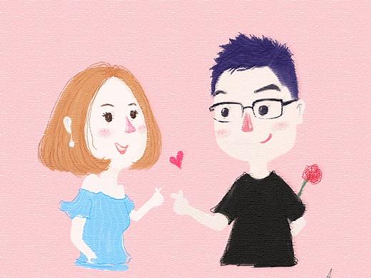 手绘头像（个人主页-ZMjUwMzg4NDQ=） - 商业插画 - 站酷设计师不会画画的白小白原创素材 - 站酷ZCOOL