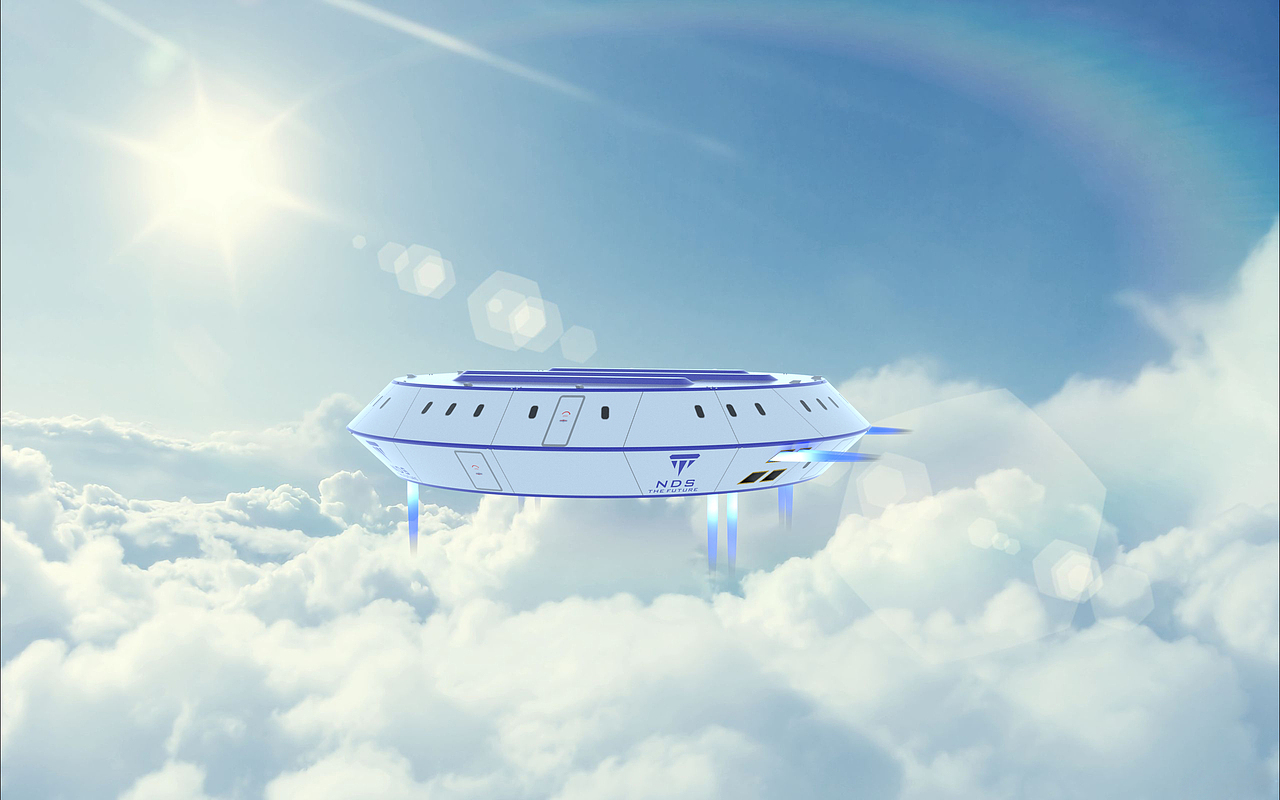 UFO飞碟形未来客机（图ZNDAxNjgwNTI=） - 交通工具 - 站酷设计师ndswj原创素材 - 站酷ZCOOL