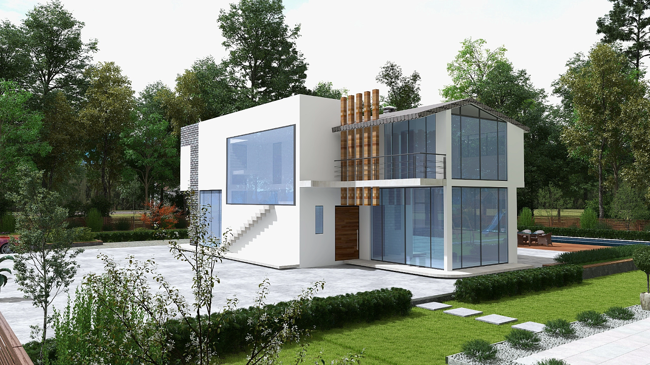 建筑模型渲染作品分享之三