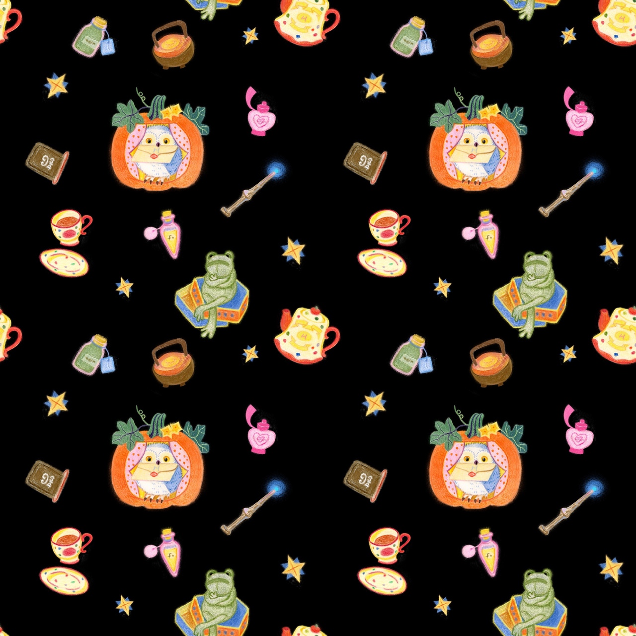 万圣节🎃魔法海报设计