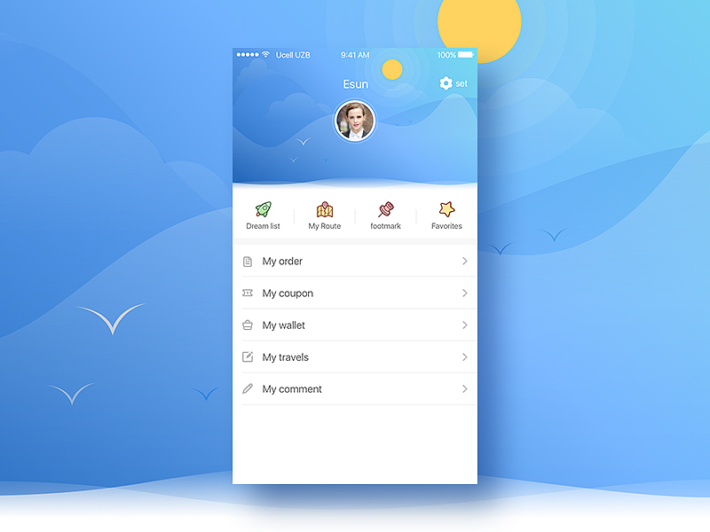 UI design（图ZNzI5Njg3NjQ=） - APP界面 - 站酷设计师ESun518原创素材 - 站酷ZCOOL