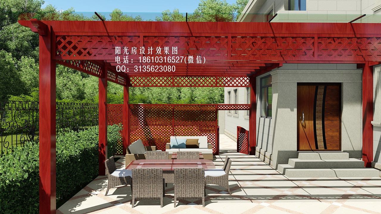 d9305上海葡萄架设计效果图