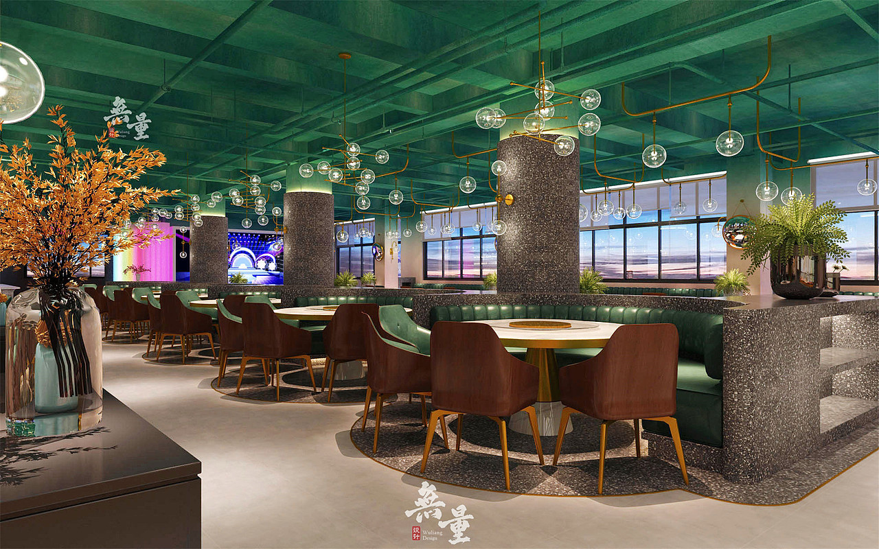 陕西专业烧烤店设计--猛娃烧烤店（图ZMTUzMzEzOTky） - 家装设计 - 站酷设计师无量餐饮设计原创素材 - 站酷ZCOOL