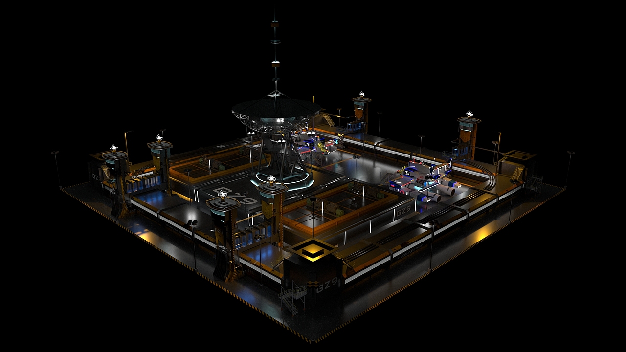 月球基地（图ZMTE2MTAyMDE2） - 场景 - 站酷设计师HongGaZhun原创素材 - 站酷ZCOOL