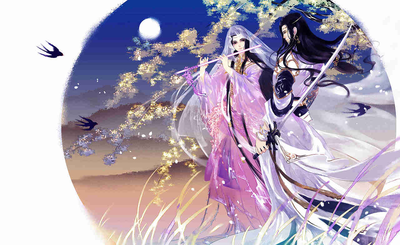 诛仙手游 活动宣传（图ZMTI3MjMyOTMy） - 商业插画 - 站酷设计师烟火桑原创素材 - 站酷ZCOOL