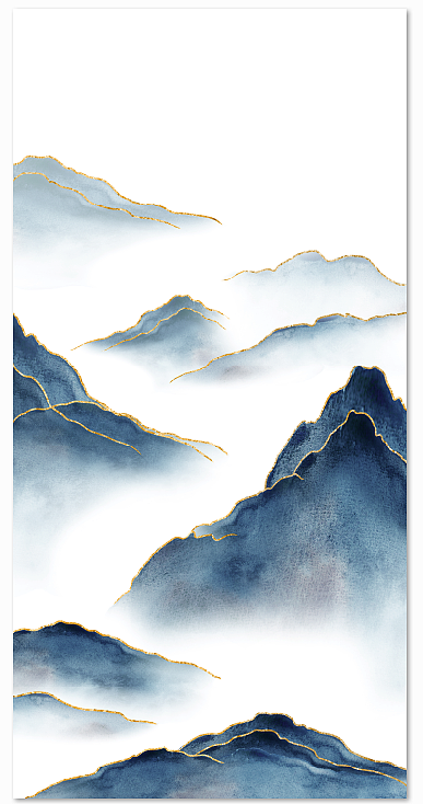 新中式山水挂画