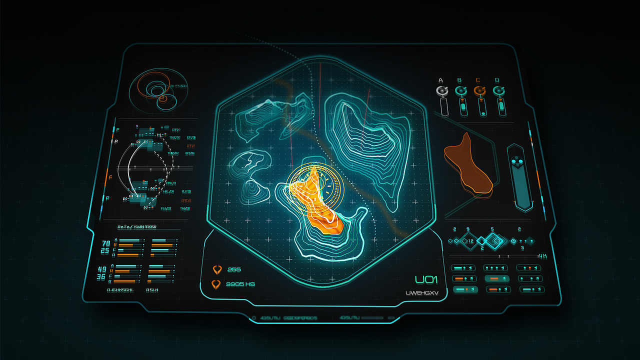 科技感地图（图ZMjA0OTQwNTE2） - 其他UI - 站酷设计师顺其自然2017原创素材 - 站酷ZCOOL