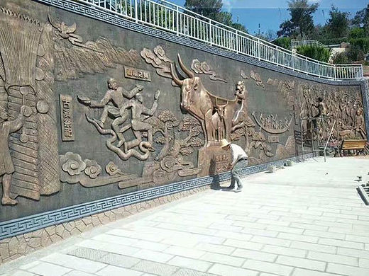 古代祭祀文化浮雕设计公司